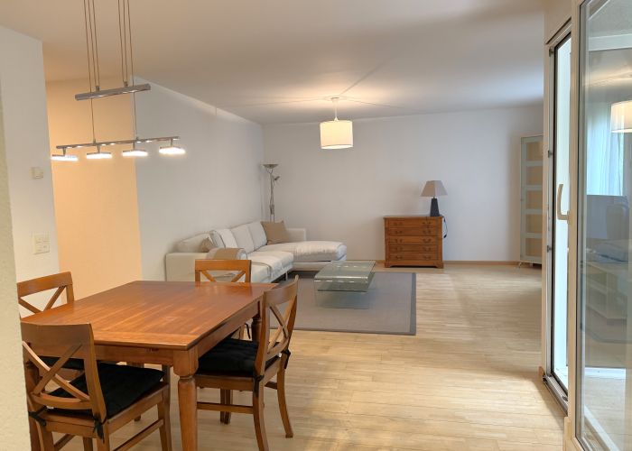 Bel appartement meublé de 3.5 pièces avec jardin